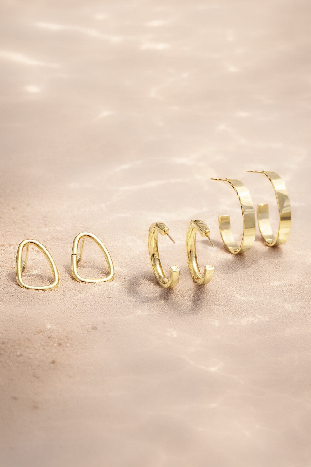Everyday Glow Trio Hoop Earrings