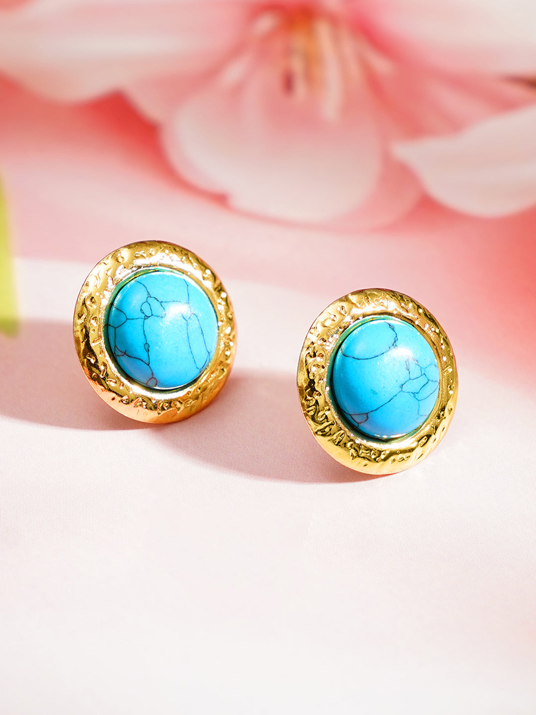 Demi Fine 18K Gold Plated Stainless steel Geometric Stud Earrings