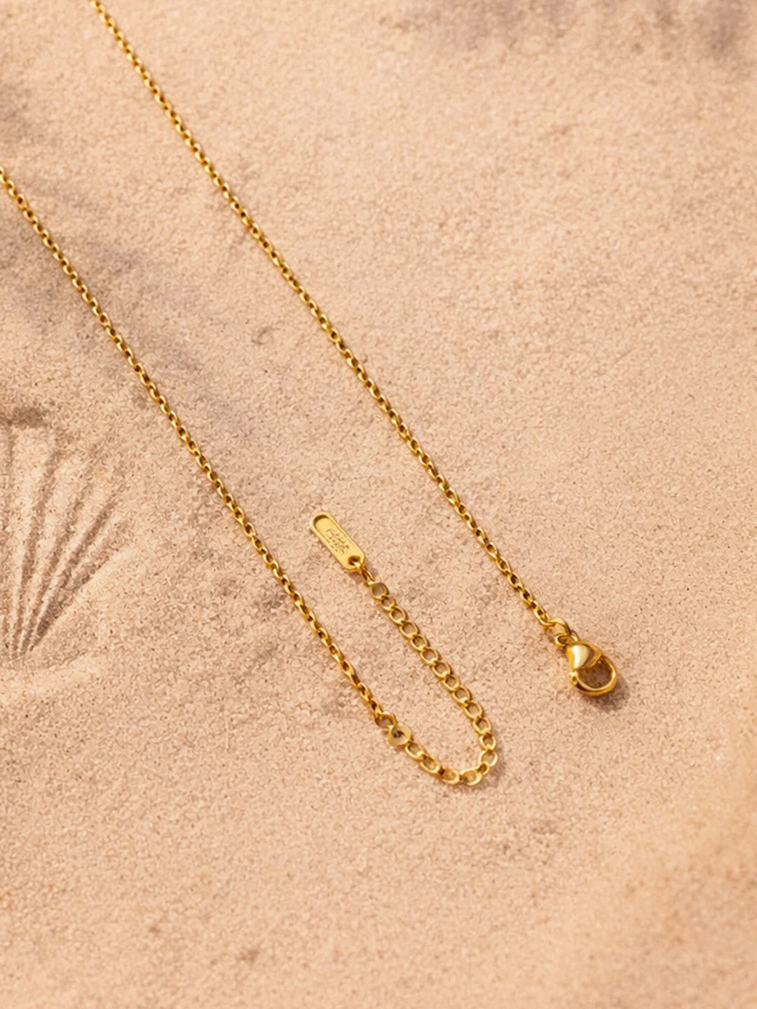 Demi Fine 18K Gold Plated Stainless steel Multi Charm Pendant Chain Necklace