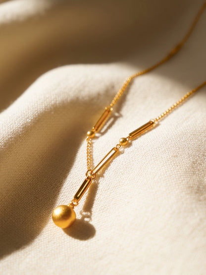 Demi Fine 18K Gold Plated Stainless steel Cosmic Glow Pendant Chain