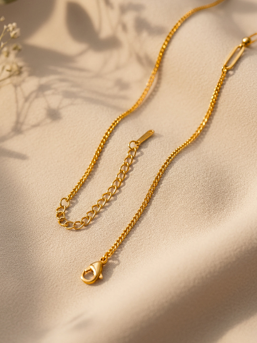 Demi Fine 18K Gold Plated Stainless steel Cosmic Glow Pendant Chain