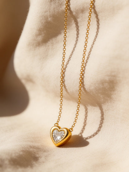 Demi Fine 18K Gold Plated Stainless steel Forever Yours Pendant Chain