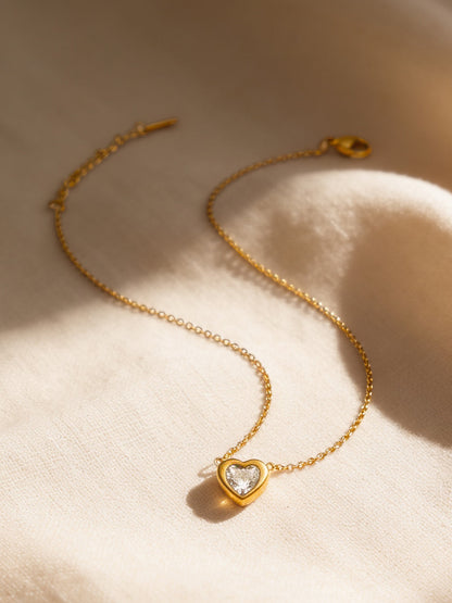 Demi Fine 18K Gold Plated Stainless steel Forever Yours Pendant Chain