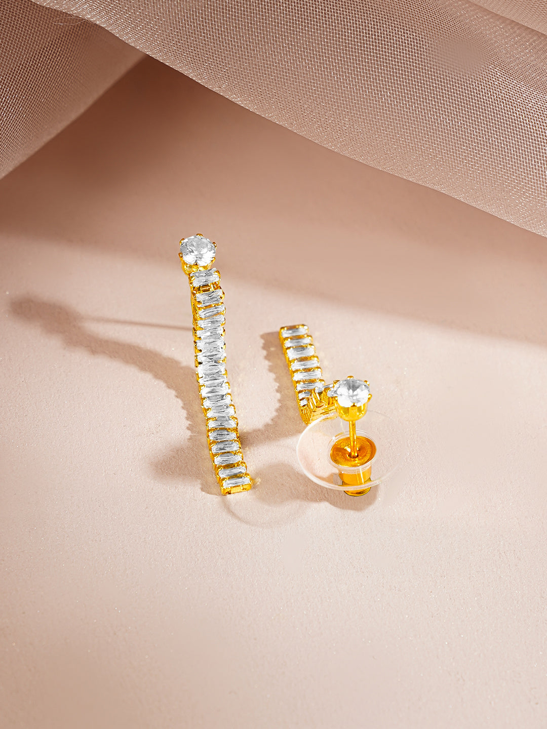 Golden Glow Crystal Necklace Set