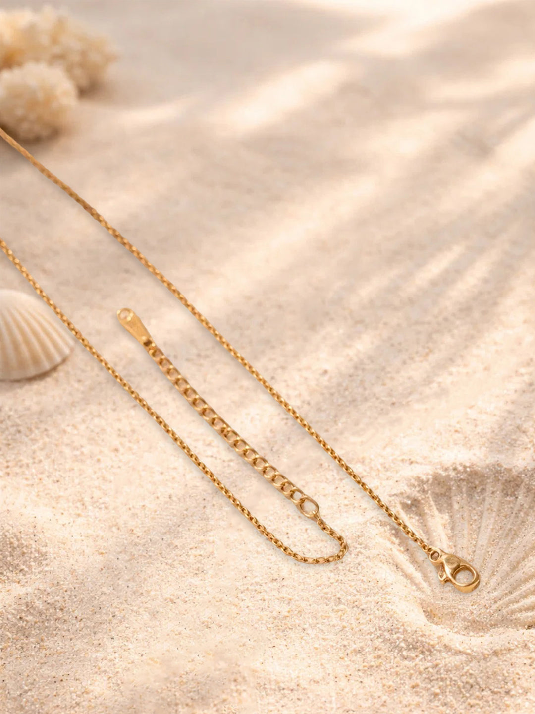Demi Fine 18K Gold Plated Stainless steel Starfish Pendant Chain Necklace