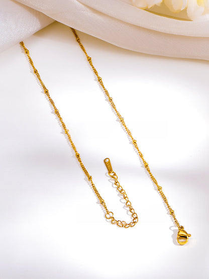 Demi Fine 18K Gold Plated Stainless steel Reversible Heart Pendant Necklace