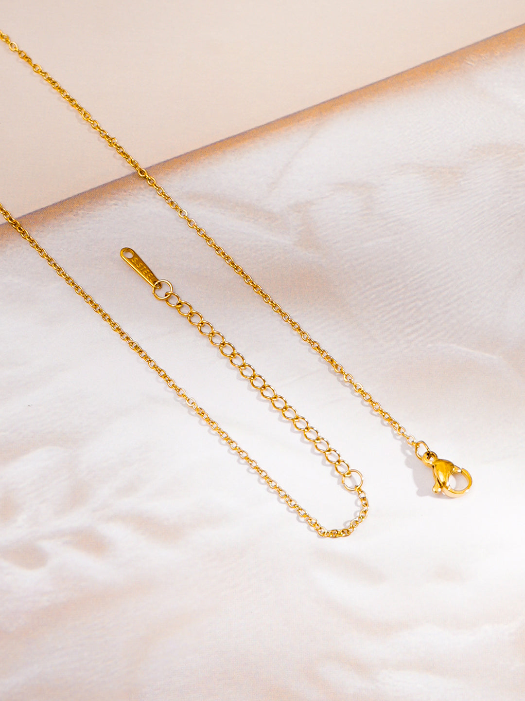Demi Fine 18K Gold Plated Stainless steel Statement Turquoise Charm Necklace