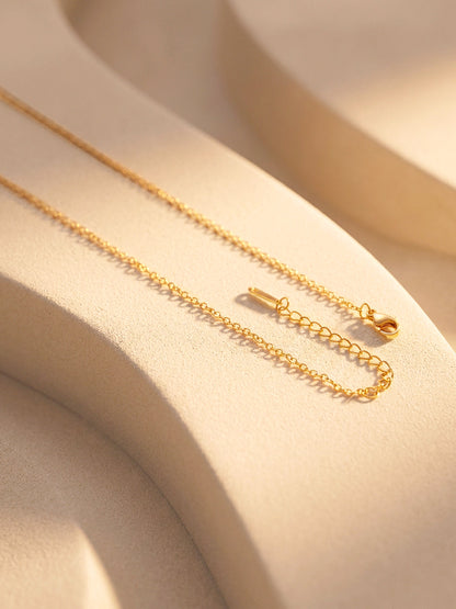 Demi Fine 18K Gold Plated Stainless steel Signature M Pendant Necklace