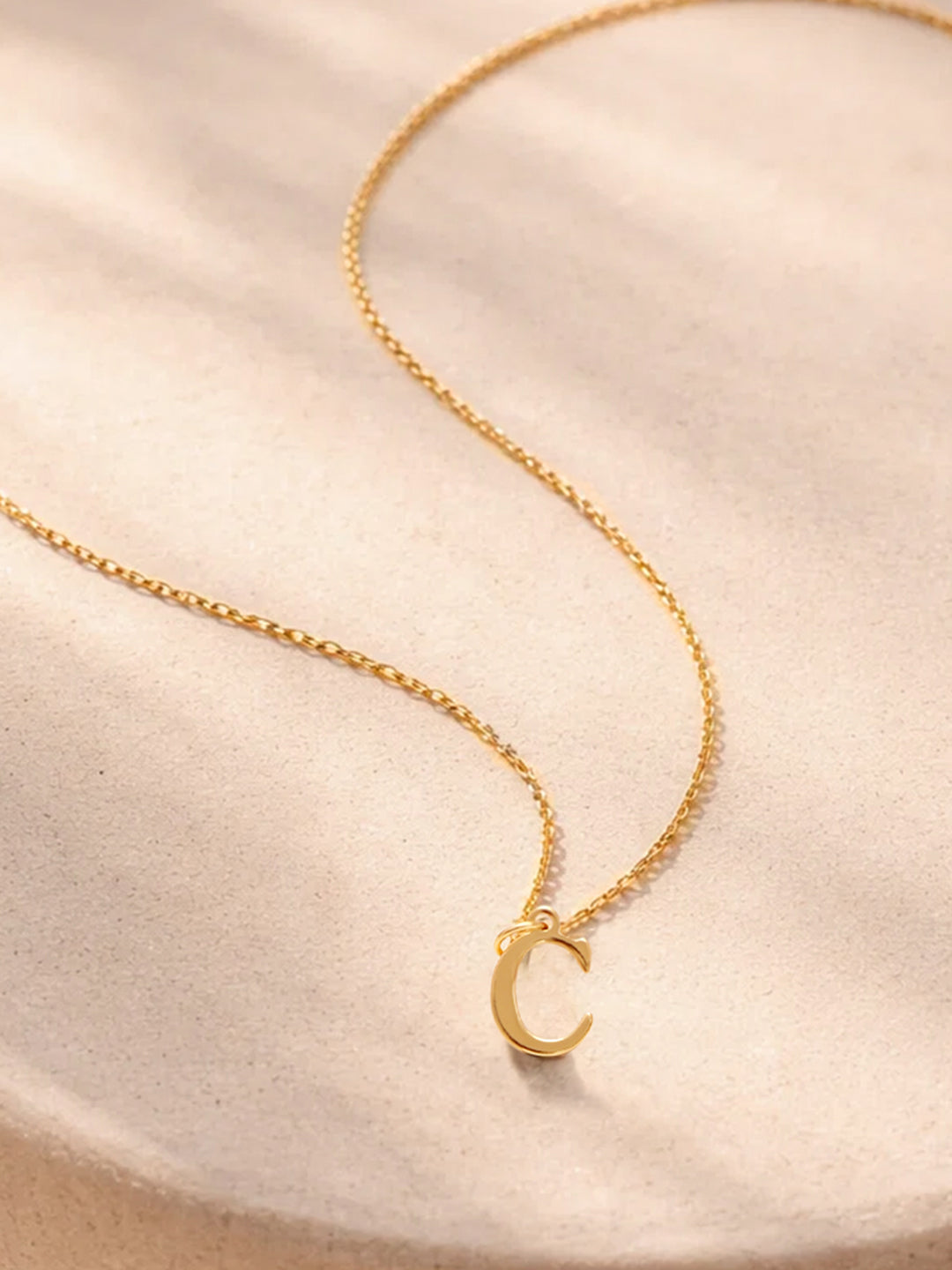 Demi Fine 18K Gold Plated Stainless steel Signature C Pendant Necklace