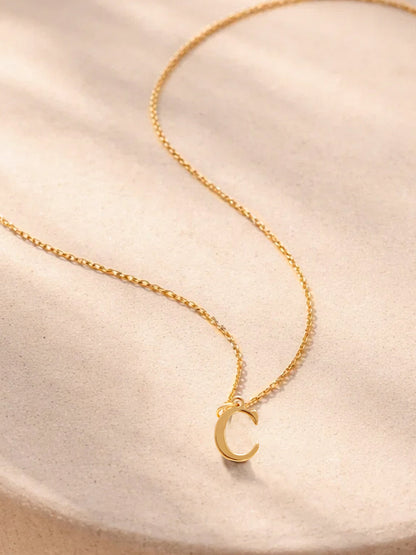 Demi Fine 18K Gold Plated Stainless steel Signature C Pendant Necklace
