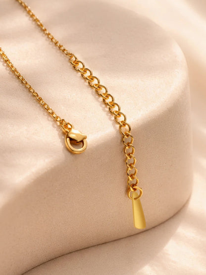 Demi Fine 18K Gold Plated Stainless steel Signature K Pendant Necklace
