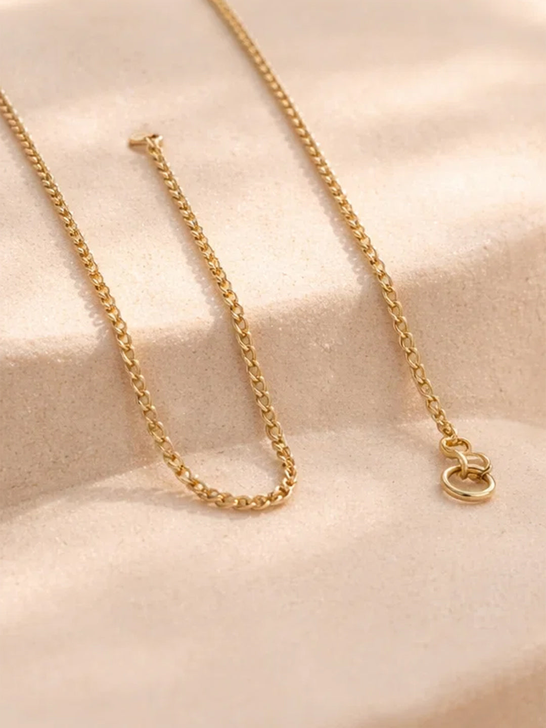 Demi Fine 18K Gold Plated Stainless steel Engraved Square J Pendant Necklace
