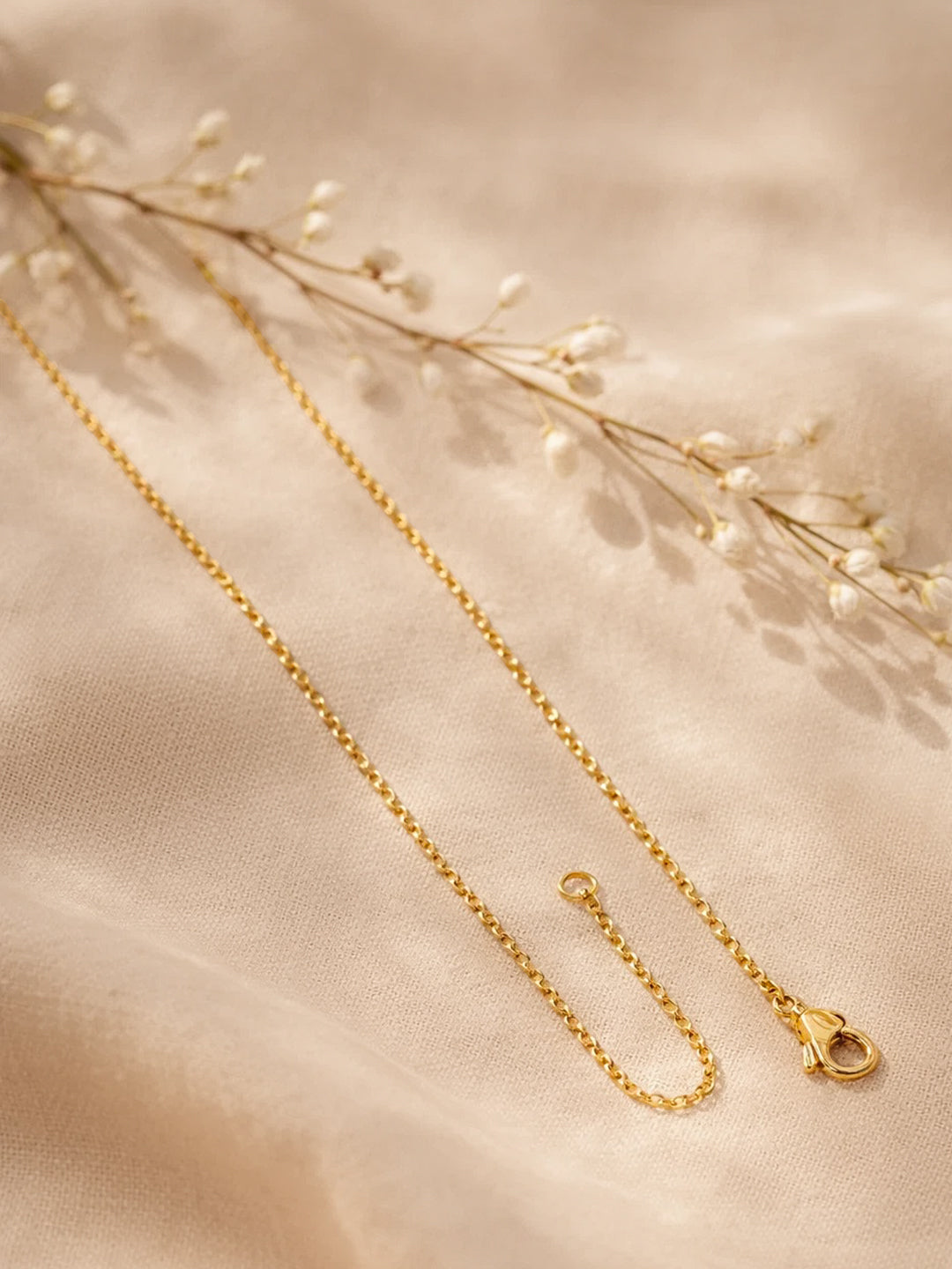 Demi Fine 18K Gold Plated Stainless steel Classic Disc P Pendant Necklace