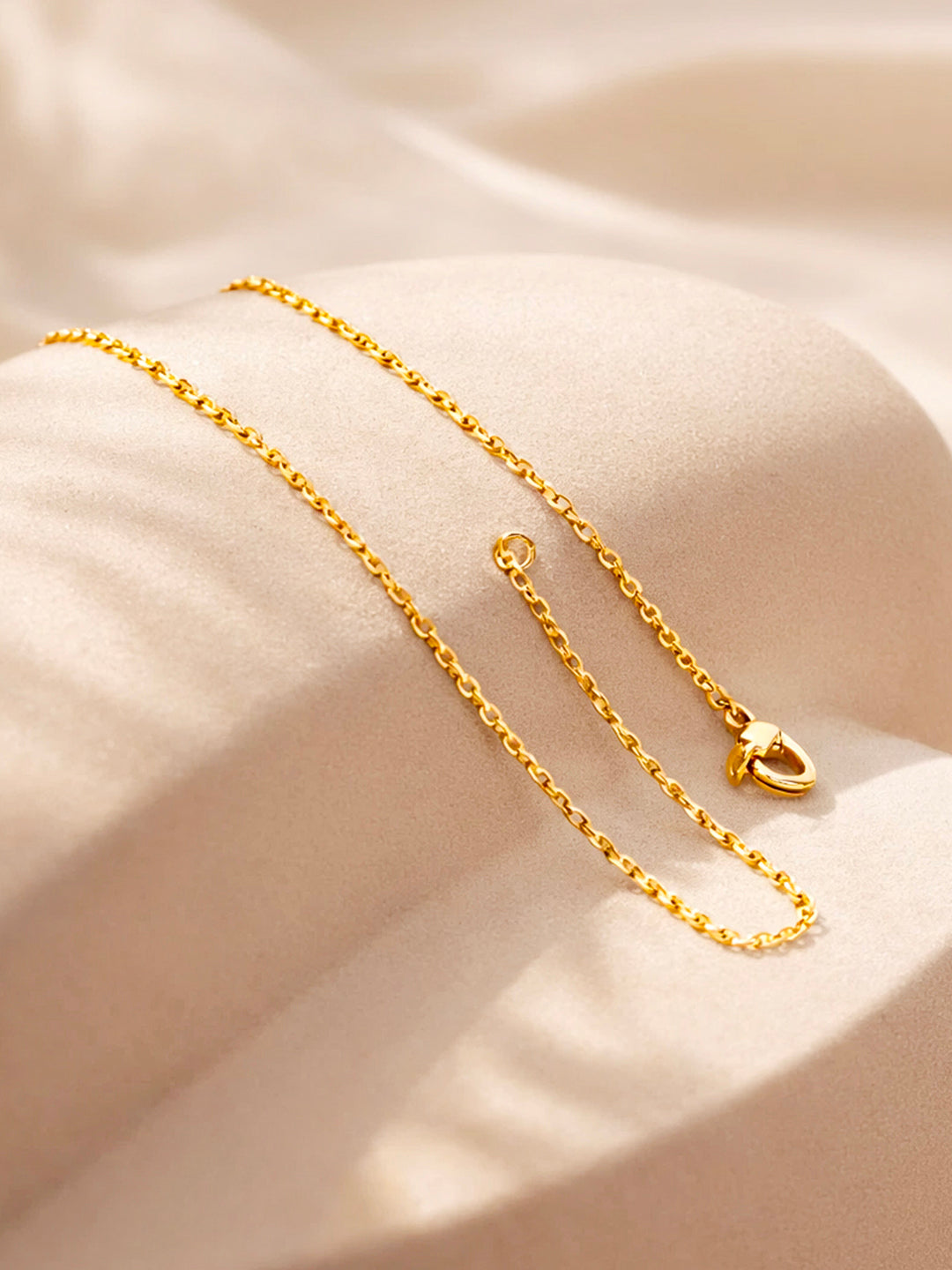 Demi Fine 18K Gold Plated Stainless steel Classic Disc N Pendant Necklace