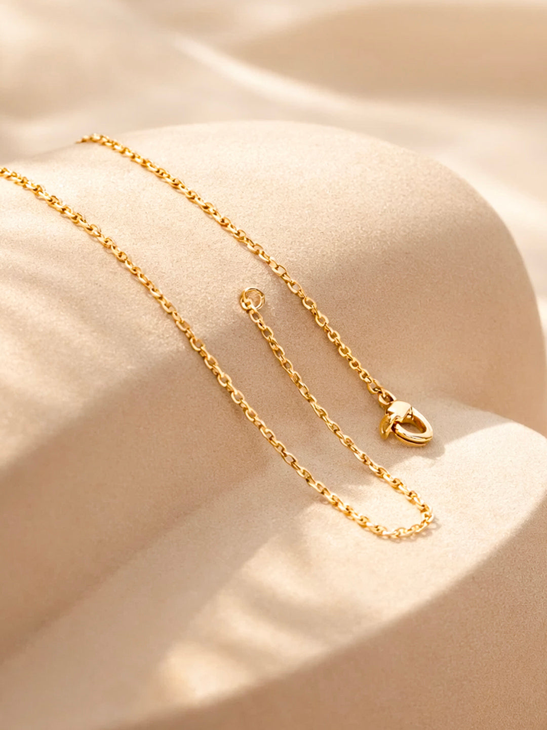 Demi Fine 18K Gold Plated Stainless steel Classic Disc C Pendant Necklace