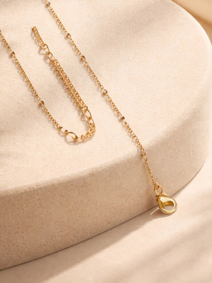 Demi Fine 18K Gold Plated Stainless steel Minimal Balloon A Necklace