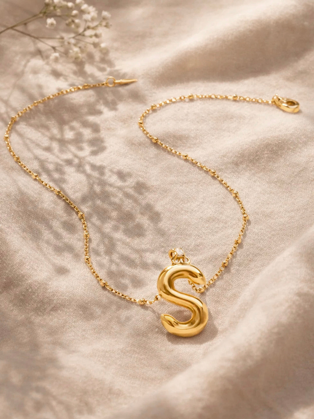 Demi Fine 18K Gold Plated Stainless steel Minimal Balloon S Necklace