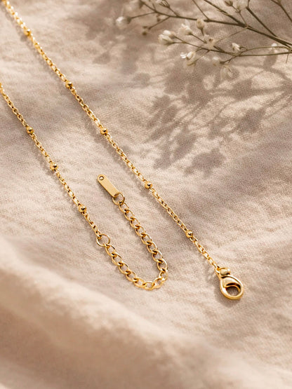 Demi Fine 18K Gold Plated Stainless steel Minimal Balloon S Necklace