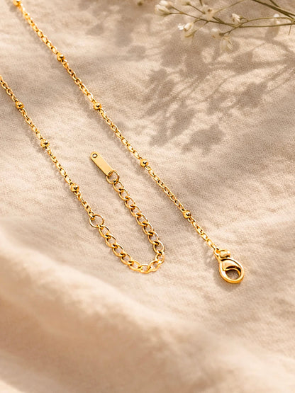 Demi Fine 18K Gold Plated Stainless steel Minimal Balloon M Necklace