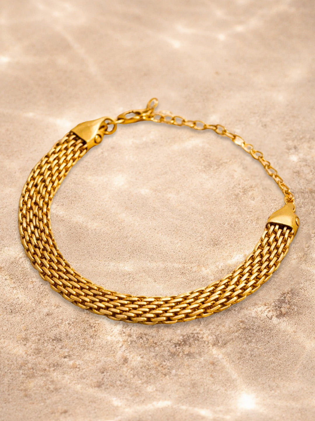 Demi Fine 18K Gold Plated Stainless steel Chunky Chain Statement Bracelet