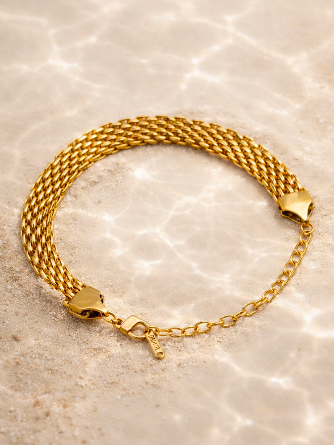 Demi Fine 18K Gold Plated Stainless steel Chunky Chain Statement Bracelet