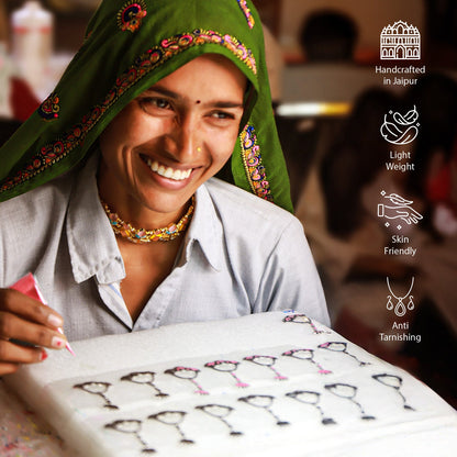 Sparkling Elegance Green CZ White Rhodium Bangles
