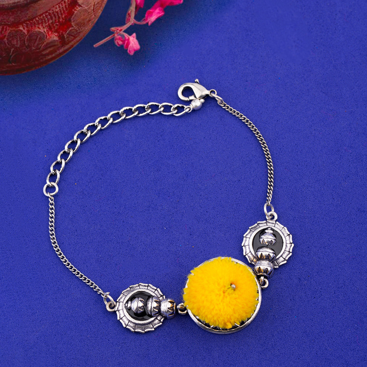 Kalbelia Pom Pom Bracelet