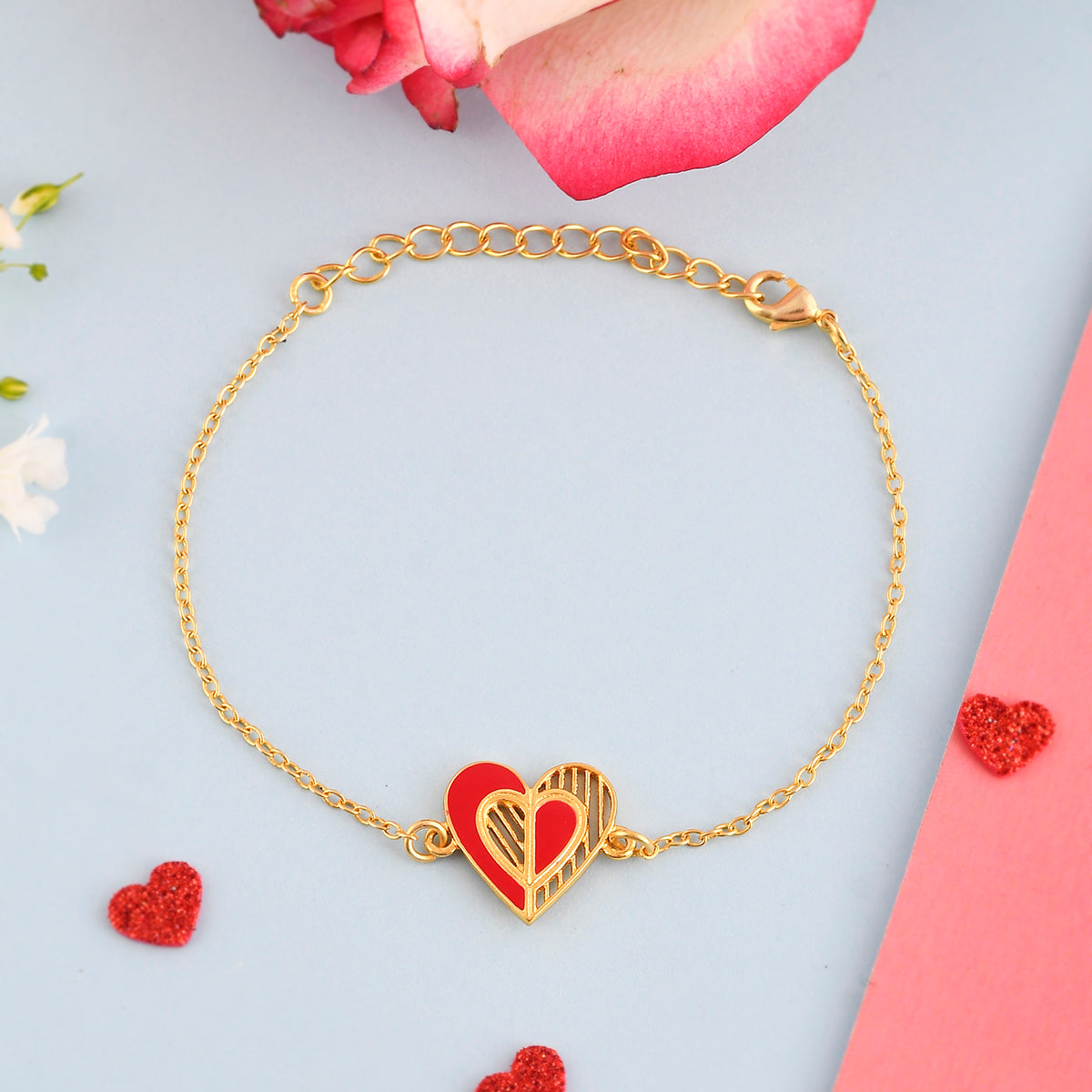 Edgy Heart Bracelet