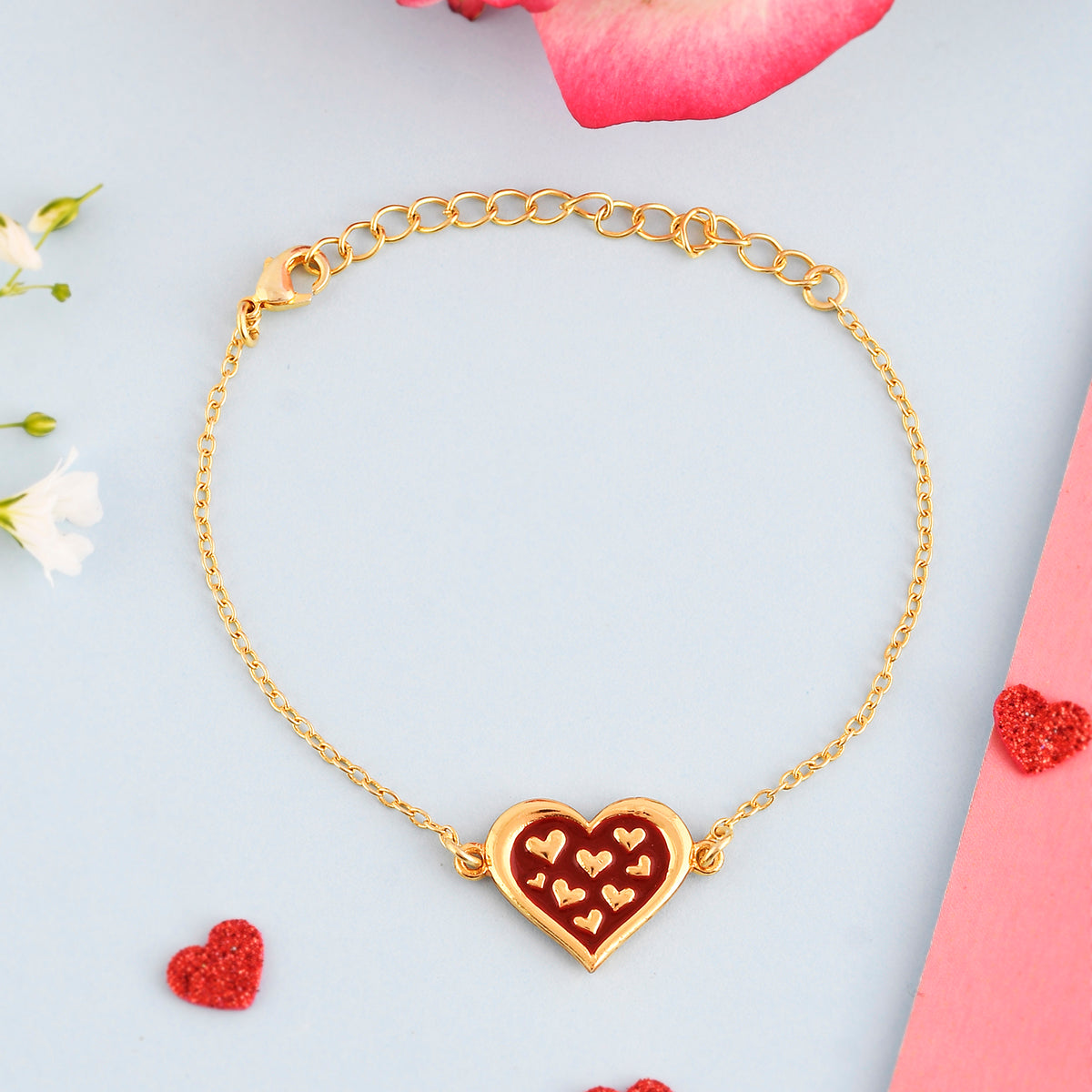 Hearts in Heart Bracelet