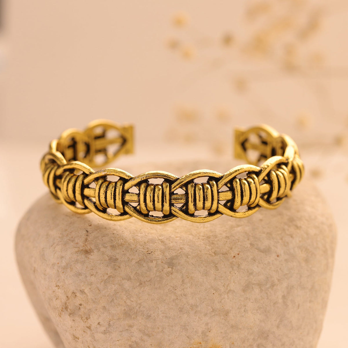 Woven Wonders Weaved Cuff Bracelet