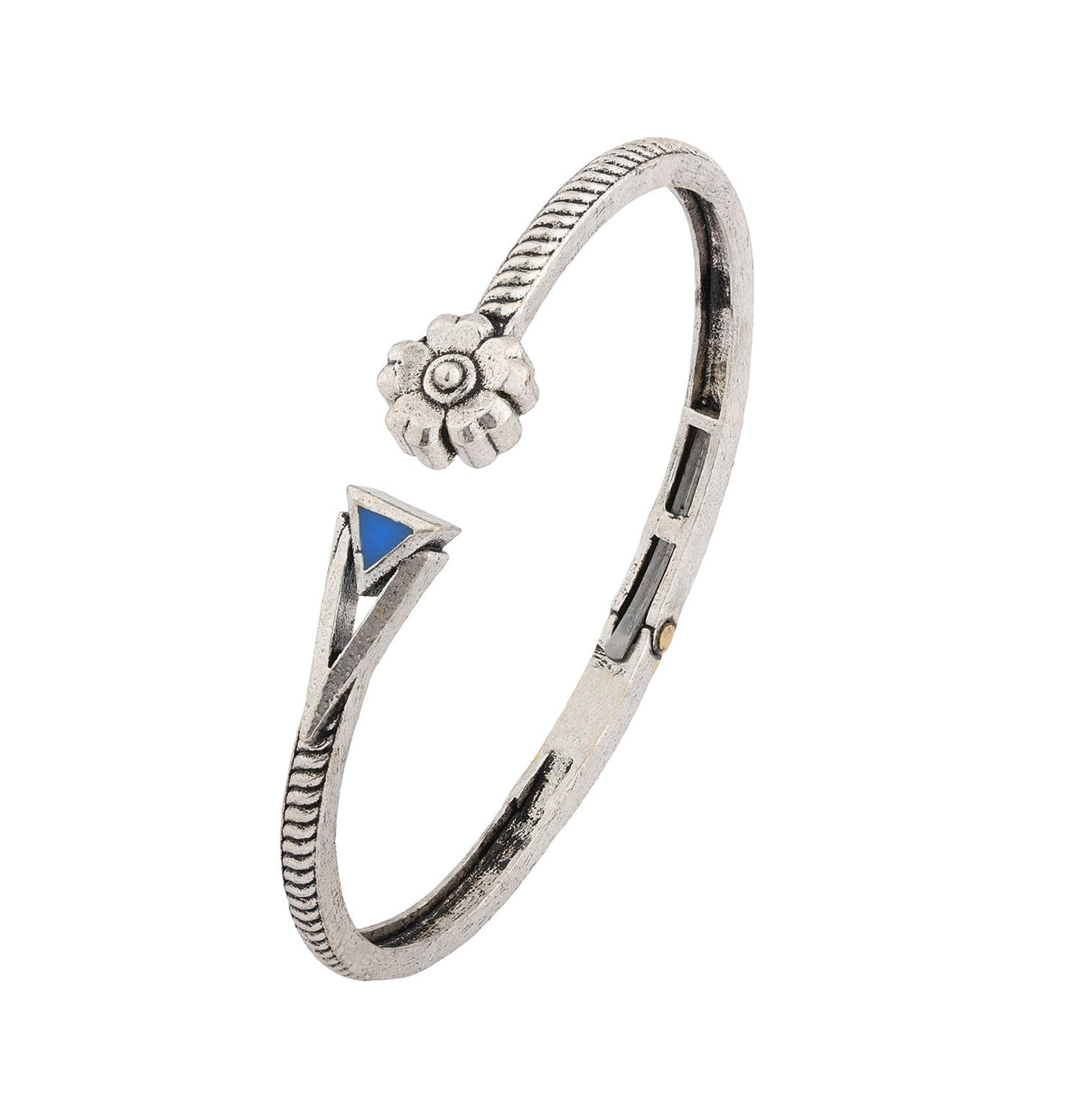 Boho Tribe Blossom Oxidised Bangle