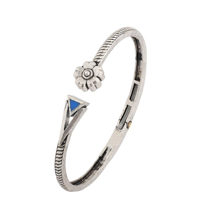 Boho Tribe Blossom Oxidised Bangle