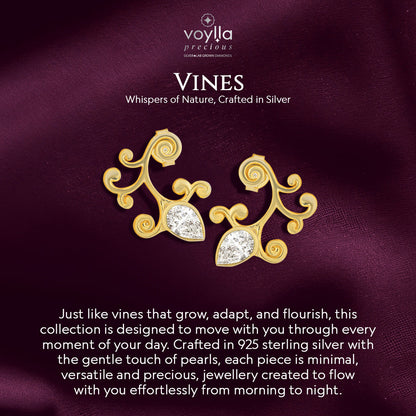 Vines Jasmine Sterling Silver Curl Bracelet