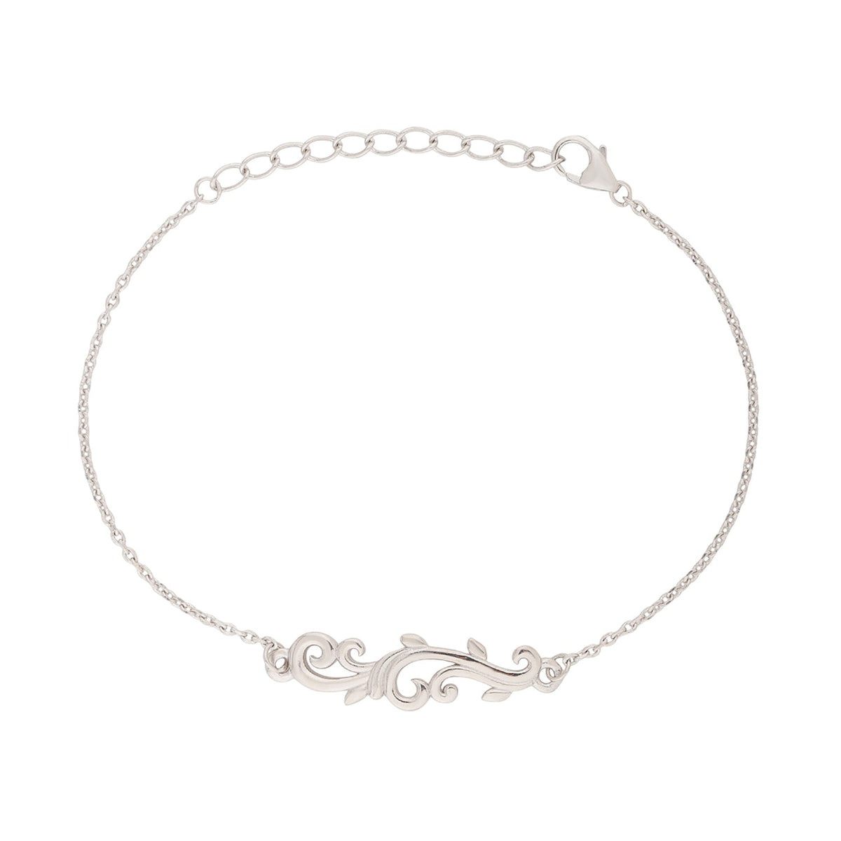 Vines Tangle &amp; Bloom Sterling Silver Bracelet
