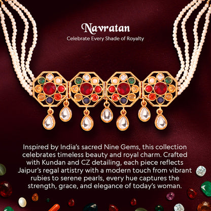 Navratan Liquid Radiance Hinge Bangles