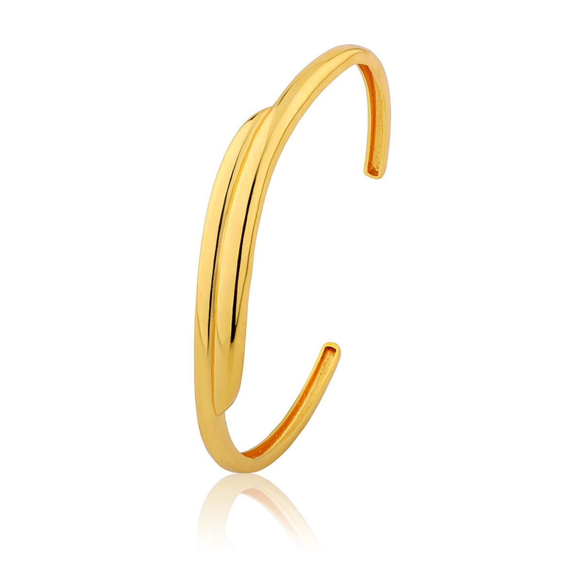 Flow Tide Cascade Curve Cuff Adjustable Bangle