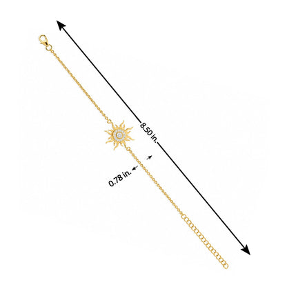 Sacred Symbols Radiant Sun Bracelet