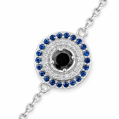 Sacred Symbols Blue Evil Eye Bracelet