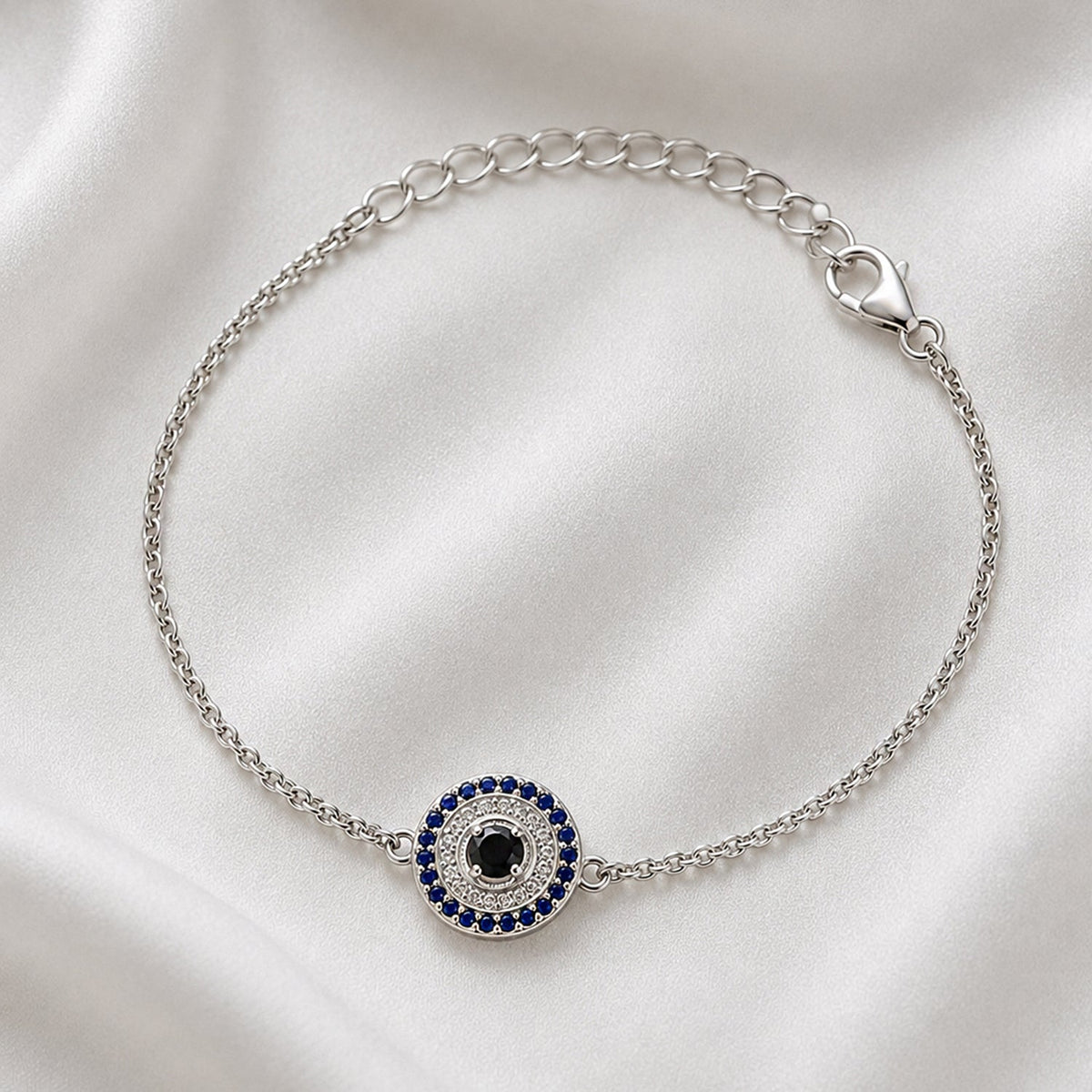 Sacred Symbols Blue Evil Eye Bracelet