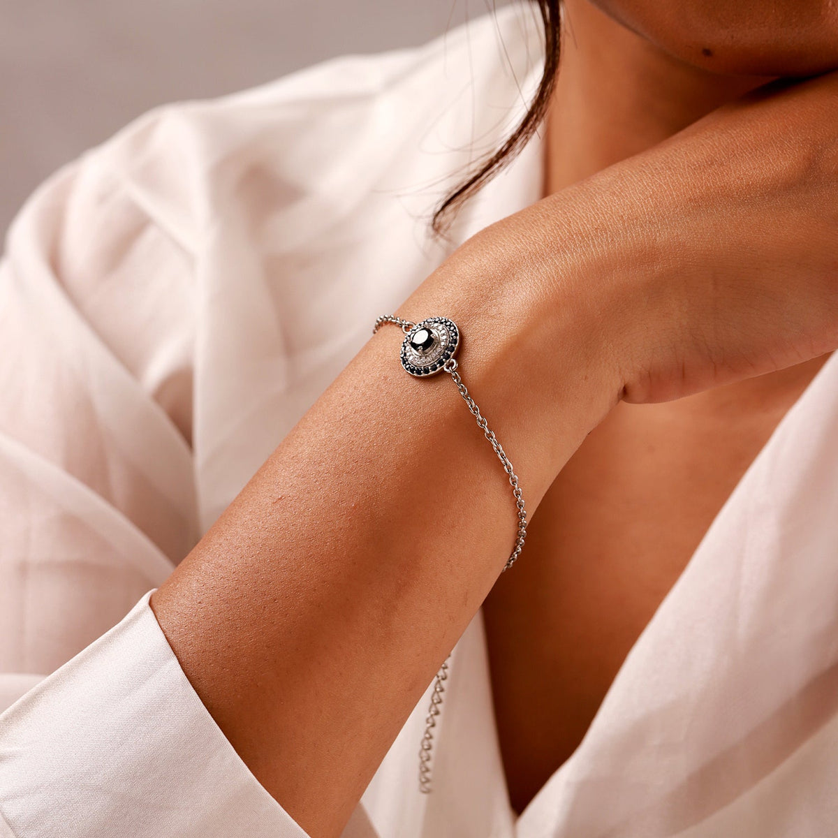 Sacred Symbols Blue Evil Eye Bracelet