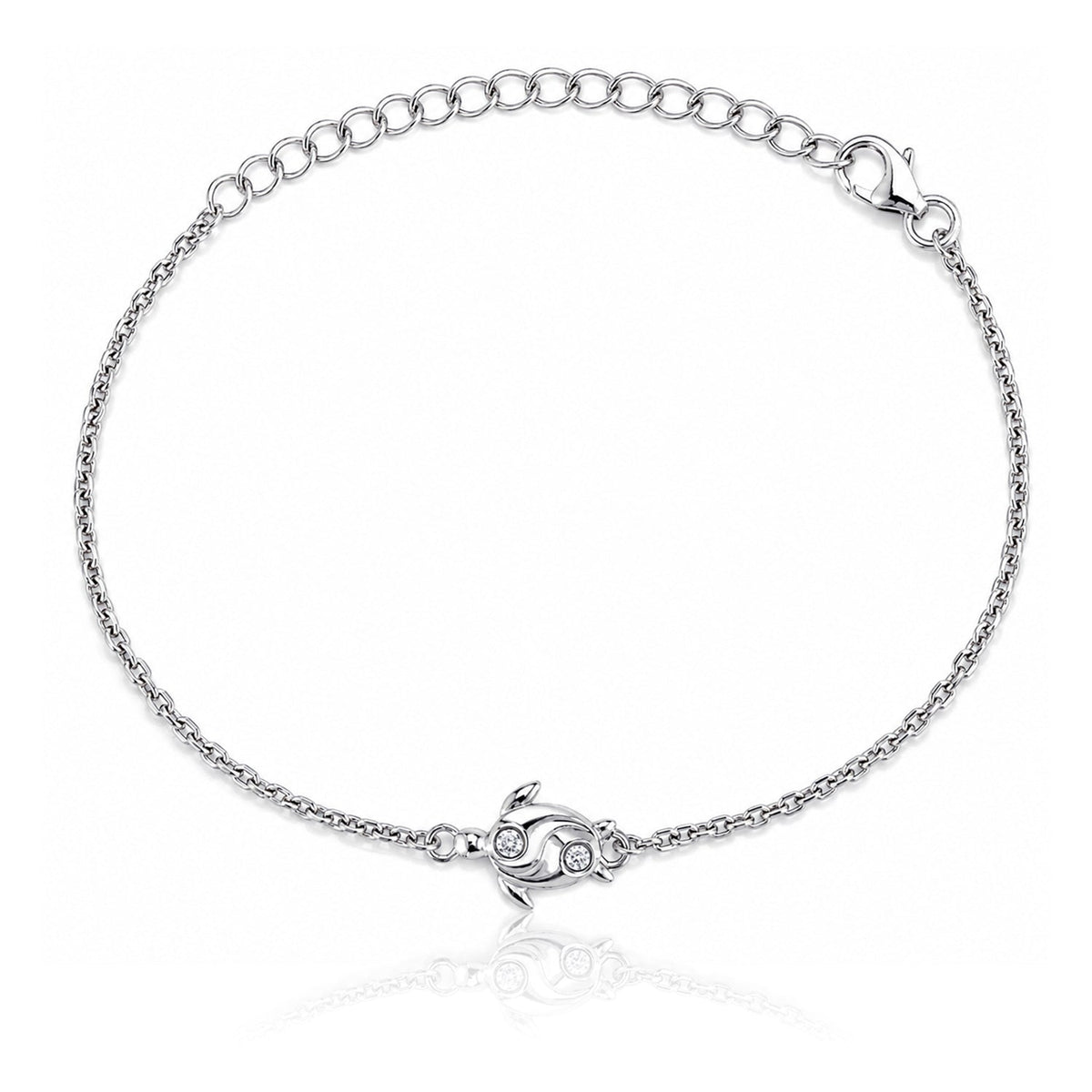 Sacred Symbols Dolphin Charm Bracelet