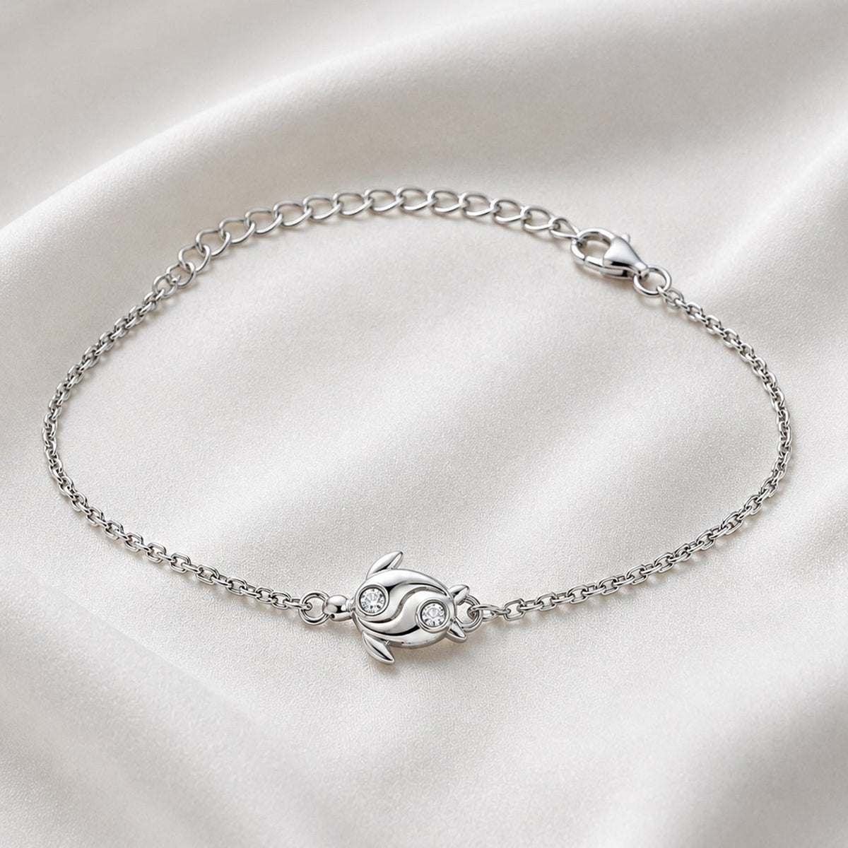 Sacred Symbols Dolphin Charm Bracelet