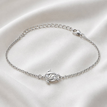 Sacred Symbols Dolphin Charm Bracelet