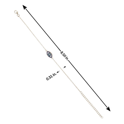 Sacred Symbols Blue Eye Bracelet
