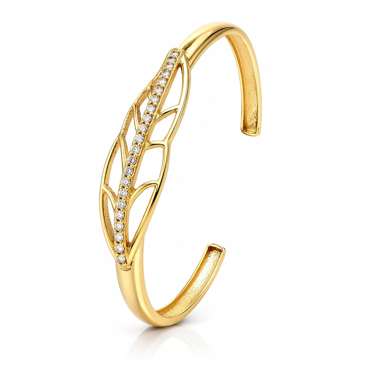 Leafy Affair Selene Leaf Cuff Bracelet