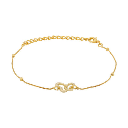 Valentine’s Day Golden Flutter Chain Bracelet