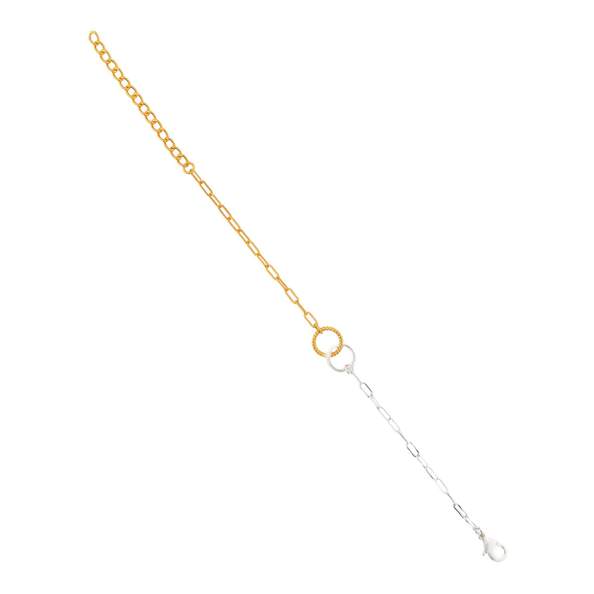 Valentine’s Day Golden Linked Circles Bracelet